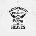 thumbnail image 4 of Inktastic Handpicked for Earth by My Poppy in Heaven with Angel Wings` Boys or Girls Baby T-Shirt, 4 of 5