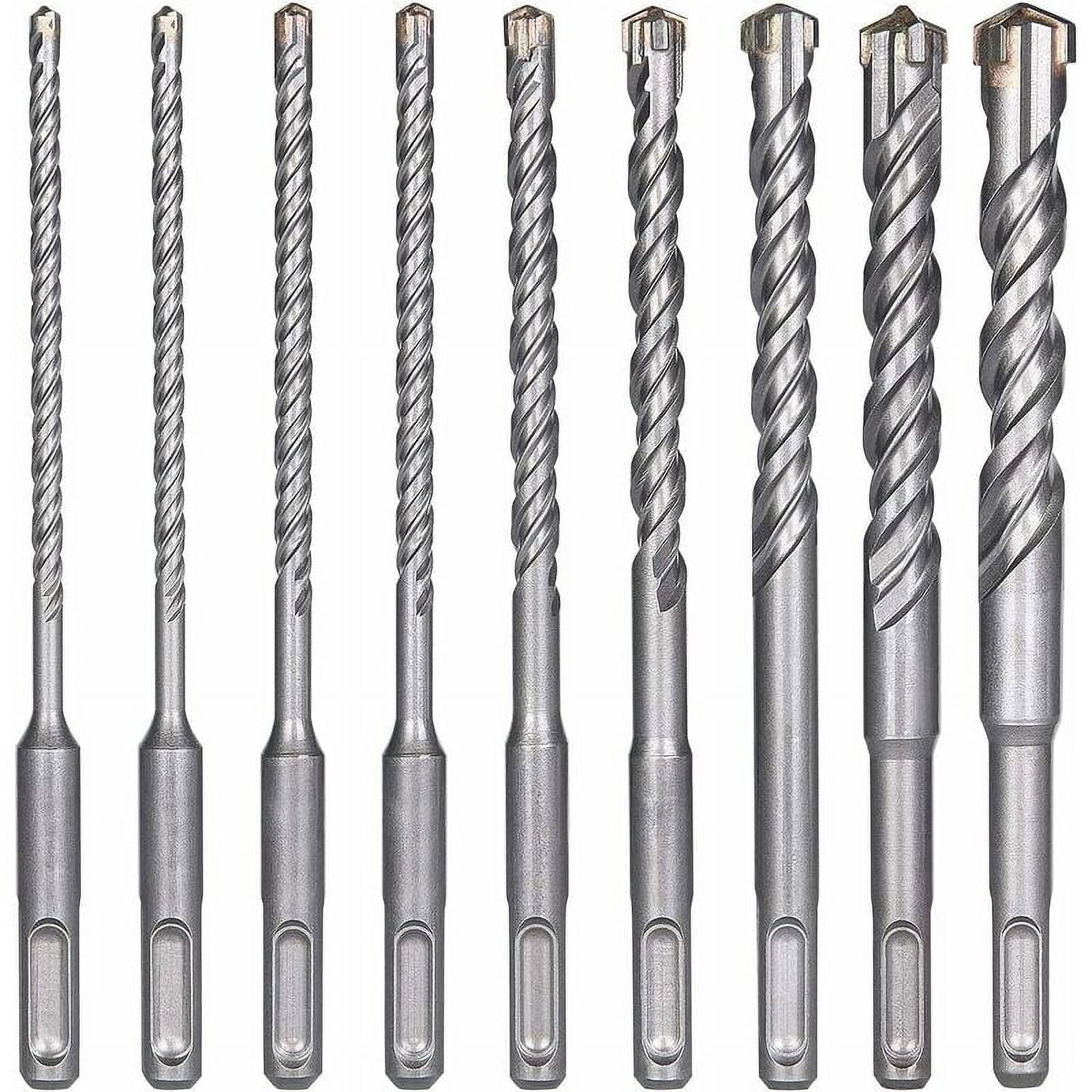 Brocas para Concreto, 9 Piezas (5mm 16x160mm), Broca de Impacto ...