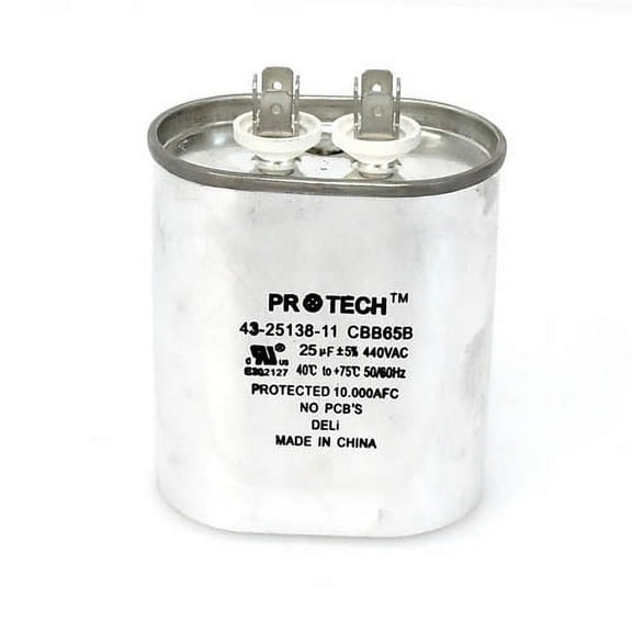 43-25138-11 - OEM Rheem Oval Capacitor 25 uf 440 Volt