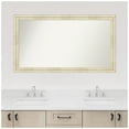 thumbnail image 5 of Amanti Art Custom Wall and Bathroom Mirror (27.5 x 48.5 in.), Country White Wash Frame, 5 of 7