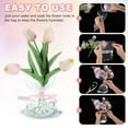 thumbnail image 5 of Uxcell Transparent Flower Packaging Bags, Clear Flower Bouquet Water Retention Bag Floral Wrapping Paper Sleeves- Fitting for (Floral Shops/Birthday/Graduation), 9.8 x 7.9 Inch & 150 Pcs, 5 of 7
