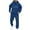 Blue, variant on VBTAPA Heart Print Hoodie Tracksuit for Men 2 Piece Outfits Oversized Hooded Sweatshirt with Jogger Sweatpants Sets Matching Jogging Suits with Pockets Lightning Sales Dark Gray S