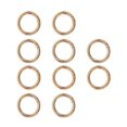 thumbnail image 5 of 10Pcs Round Carabiner Sp Snap Keychain Hook Clip Hanging Accessories Pet Bag Handbag Embellishments - golden, 5 of 10