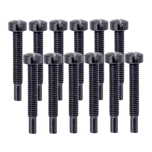 12 Tornillos de Montaje para Guitarra shamjiam Piezas de Guitarra Eléctrica Negro
