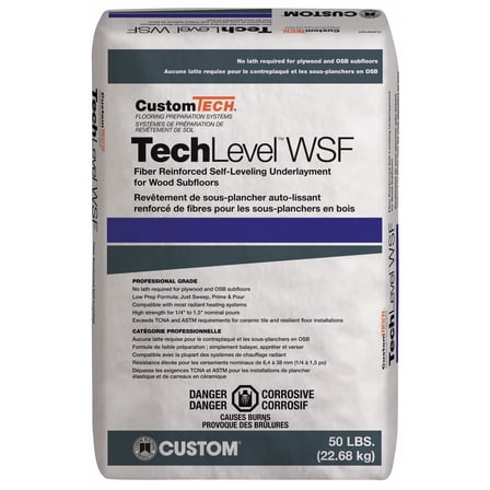 CUSTOM TechLevel WSF Fiber Reinforced Self-Leveling Underlayment- TDS320