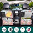 thumbnail image 5 of Duck carries flag through flowers 241 Pack Kick Mat Back Seat Protector With Storage Pockets, Universal Car Seat Back Organizer For Pets, Waterproof Backseat Protector For Most Car, 5 of 5