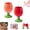 2PCS-A, variant on Premium Boutique Unique Strawberry Shape Goblet & Coffee Mug Set, Creative Fruit Tea Cup Drinkware, Cute Ceramic Wine Glasses for Wedding Anniversary Birthday