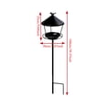 thumbnail image 3 of Cadancy Bird Feeder for Outdoor Garden, 40 in Metal Standing Bird Feeding Station with Tray, Weatherproof Wild Bird Seeded Holder Lawn Backyard Patio Decoration, 3 of 7