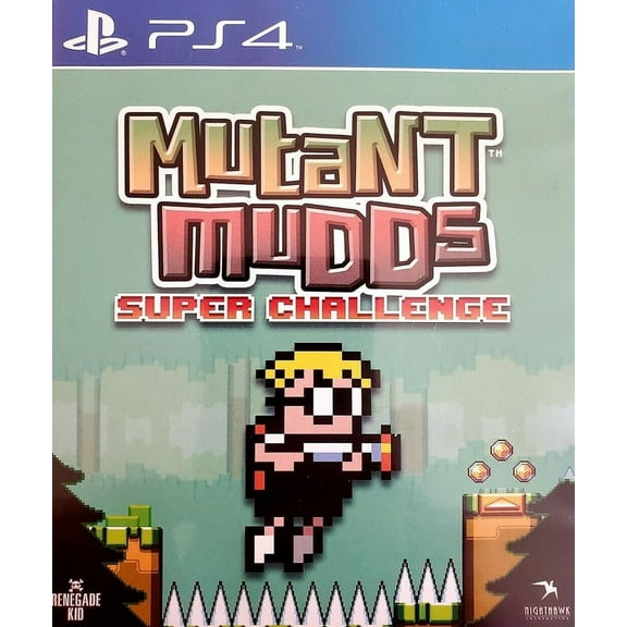Restored Mutant Mudds Super Challenge (PlayStation 4, 2017) Shooter Game (Refurbished)