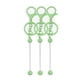 thumbnail image 1 of Barras de llavero con cuentas DIY CUTICAT 3x llavero con cuentas verde, 1 of 8