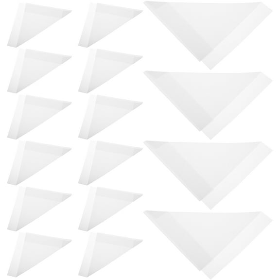 WORGEOUS 20pcs Specimen Collecting Supplies Triangle Paper Pouches For Butterflies Classroom Science Teaching Storage Specimen Collection Paper Bags