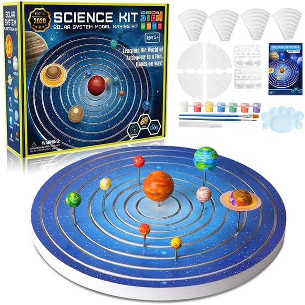 Kit de construction de modèles de système solaire pour enfants