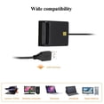 thumbnail image 2 of Matsuzay Lector de tarjetas inteligentes USB 2,0, CAC ID, tarjeta bancaria, tarjeta Sim, conector clon, adaptador de lector de tarjetas, PC, ordenador, Teléfono y Comunicación, 2 of 6