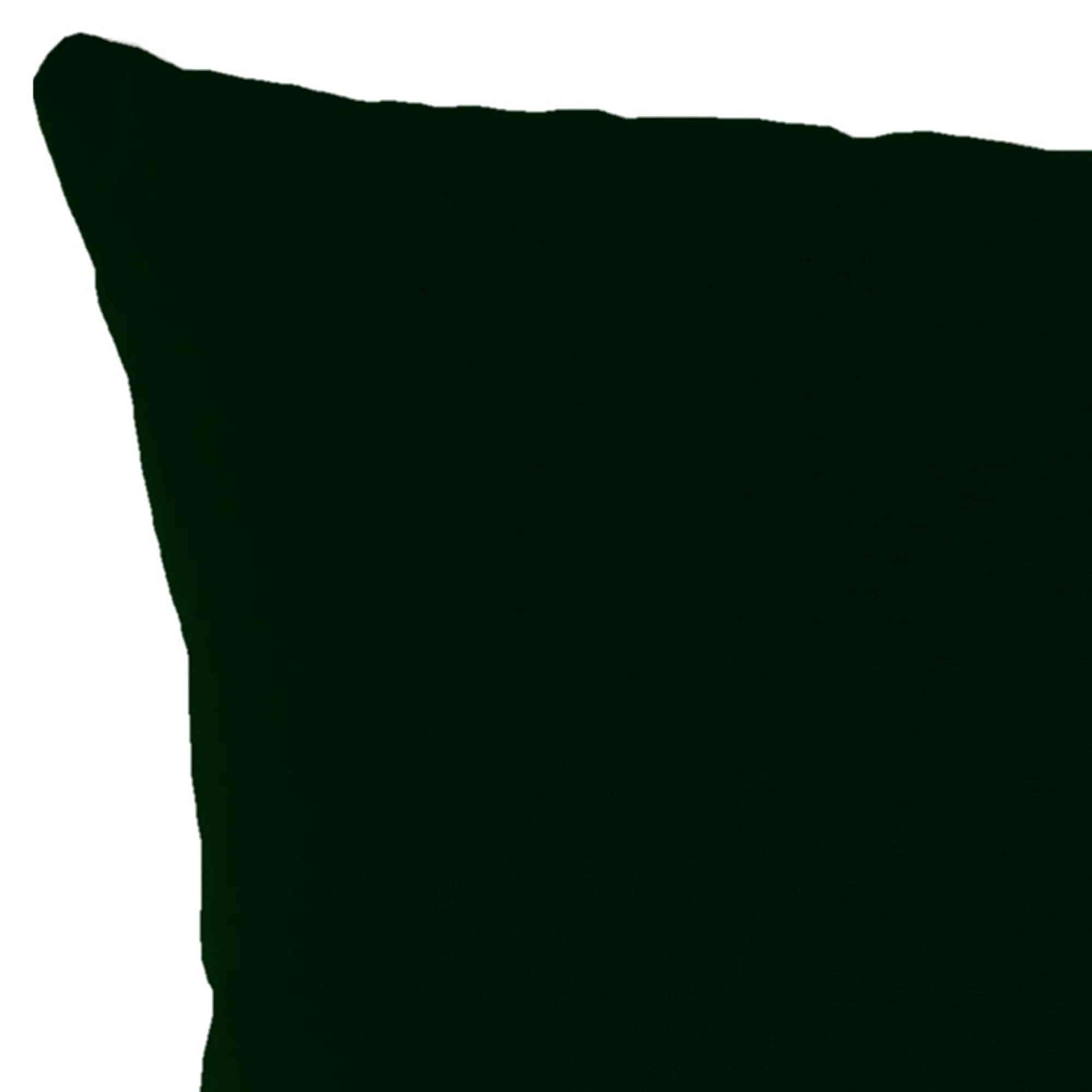 Jordan Manufacturing 22" x 22" Forest Green Solid Square Outdoor Throw Pillow (2 Pack)