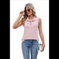 thumbnail image 4 of Camisetas Sin Mangas con Cremallera para Mujer, Color Rosa, Talla XXL, 4 of 10