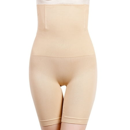 

Litie Women Solid Color Tummy Control High Waist Flat Angle Shapewear Panties