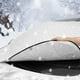 thumbnail image 5 of Cubierta de nieve para parabrisas, ajuste universal, protección para todo tipo de clima, película de aluminio engrosada, cubre todo el parabrisas y los limpiaparabrisas, con cubiertas de espejo, 5 of 7