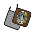thumbnail image 2 of Keeshond Pair of Pot Holders, 2 of 2