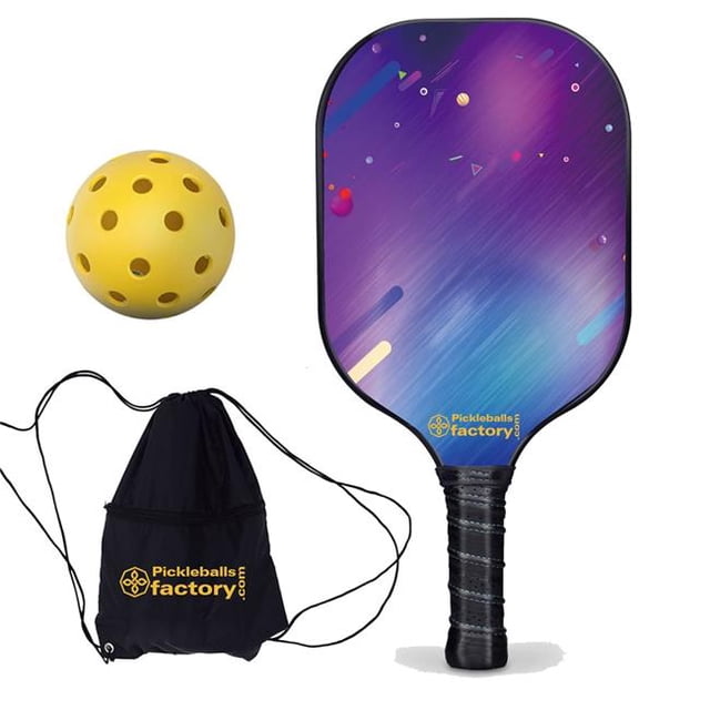 Pickleball Factory PB00053-9-G Usapa Pickleball Paddles - Triangles Best Pickleball Rackets, Tennis Pickleball Court Pickleball Elbow, Glassfiber Graphite
