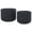 Black, variant on Safavieh Lucca Cement Modern Solid Round Beige Plant Pot 2 Count