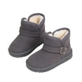 thumbnail image 3 of YUGYXL Boys Girls Toddler Snow Boots Waterproof Slip Resistant Outdoor Winter Shoes for Toddler/Little Kids/Big Kids Gray,23, 3 of 6