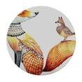 thumbnail image 4 of WYYP Fox Bird Annabel Kidston Round Tablecloth Washable for Home Kitchen Outdoor Decoration 100% Polyester Fiber White, 4 of 8