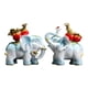 thumbnail image 1 of 2x Estatua de elefante Figura de elefante Artesanía Adorno decorativo de elefante Elefante Azul, 1 of 9