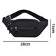 thumbnail image 2 of Riñonera deportiva impermeable, cinta de correr de gran capacidad, riñonera deportiva para viajes al aire libre (negro), 2 of 5