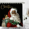 thumbnail image 2 of Halloween Decorations Bedroom Merry Christmas Shower Curtains For Bathroom Polyester Fabric Winter Xmas Tree Shower Curtain Set Machine Washable Bathroom Decor, 2 of 5