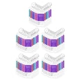 thumbnail image 3 of ZLight 12piece Convenient Keyring Card Tag Holder For On Go Professionals ID Card Holder Keyring Holder 5Set, 3 of 6