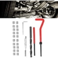 thumbnail image 3 of Yazoeia 25Pcs Thread Repair Kit M7 x 1, Kit Thread Inserts Stainless Steel Twisted Drill Wrench Threaded Insert Thread Repair Tool for Auto Parts CJC912-205629, 3 of 7