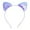Dark Purple, variant on Fgnfyis Childrens Glitter Cat Ears Headband Sparkling Cartoon Festival Party Hair Accessory for Girls Hot Pink One Size