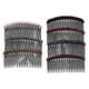 thumbnail image 1 of 7 Pcs Combs Women Cellulose Hair Comb Rhinestone Hair Combs Bridal Side Comb, 1 of 3