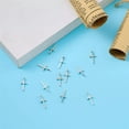 thumbnail image 5 of GRACEARA 50 x Lead Free Nickel Free Antique Silver Alloy Cross Pendants 17x8x2mm Hole 2mm, 5 of 9