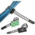 thumbnail image 1 of 50PCS Organizador de cables adhesivo ajustable, Brida de cables ajustable, Abrazadera de cables de escritorio, Gestión de cables para organizador de cables TV, Cargador, PC, Oficina, Hogar Bla, 1 of 1