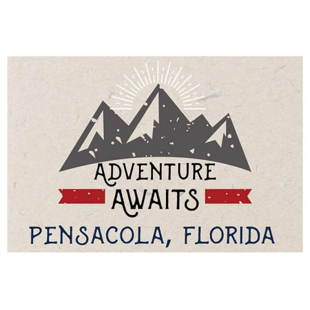 

Pensacola Florida Souvenir 2x3 Inch Fridge Magnet Adventure Awaits Design