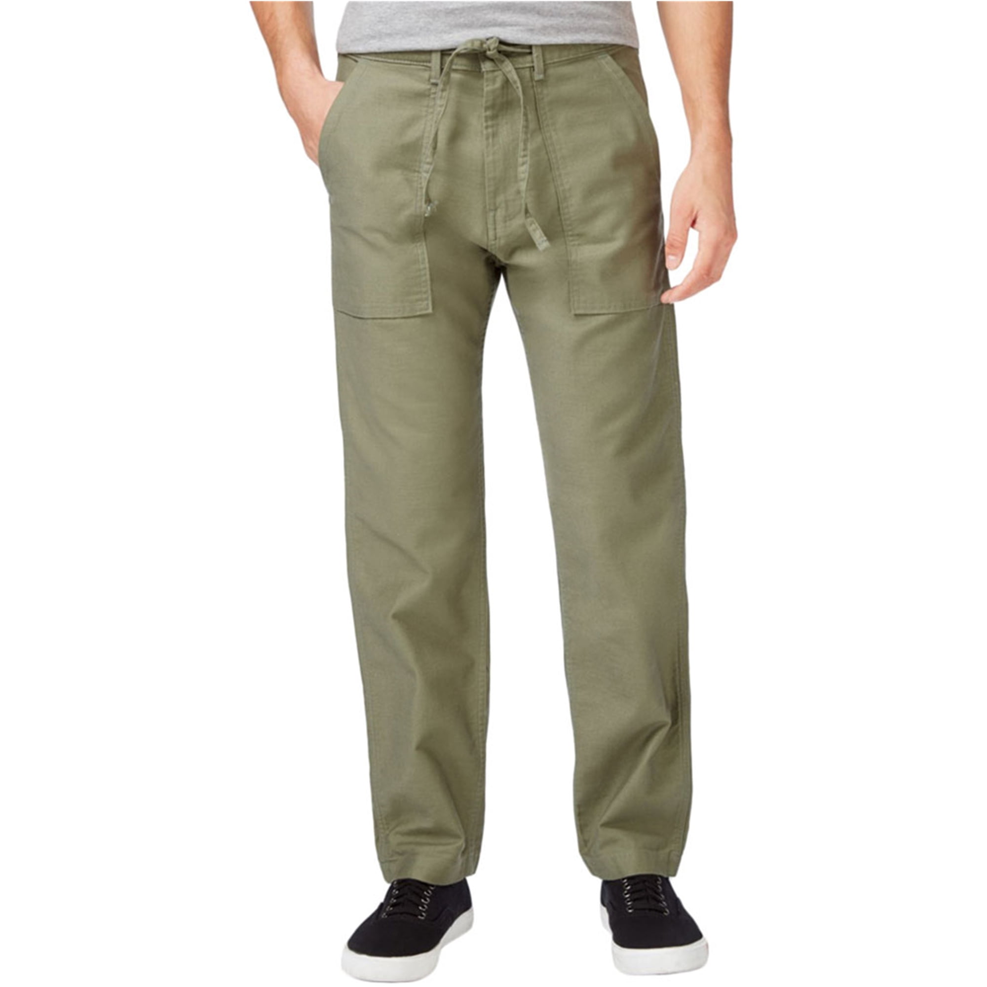 Levi's Mens Battalion Casual Trouser Pants, Green, 30W x 32L 