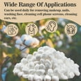 thumbnail image 4 of 200 Pcs Cotton Balls Bulk Organic Pure Cotton Balls, Small Soft Absorbent Multipurpose Cotton Balls for Makeup Remover, Nail Polish Remover and More, White, 4 of 8