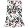 thumbnail image 2 of Blanket French Bulldog Cozy All Seasons Flannel Blanket Gift for Woman Girl Baby Kid 50" X 40", 2 of 7