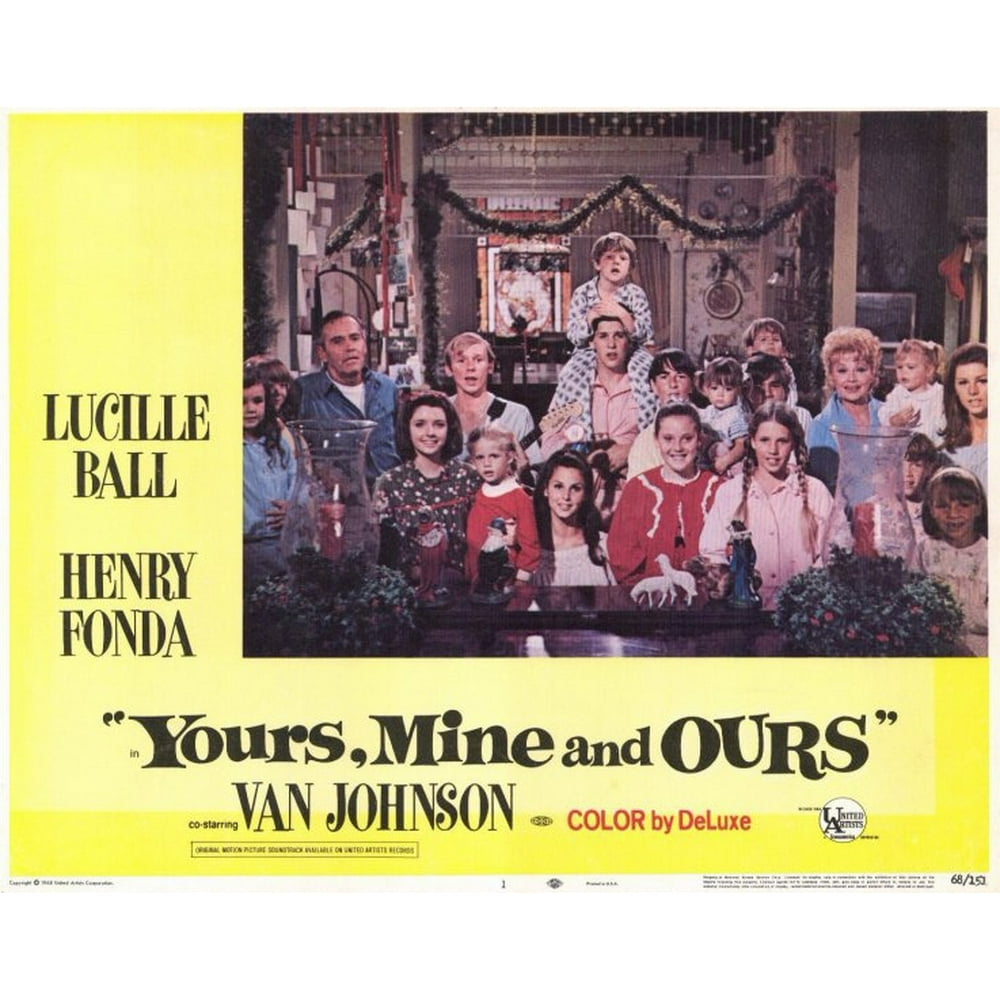 Yours, Mine and Ours movie POSTER (Style A) (11
