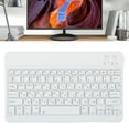thumbnail image 1 of Keyboard,10 Inch Ultra-Thin   Keyboard  Suitable For PC,Smart Phone,Tablet And Other  Enable , White, 1 of 8