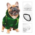 thumbnail image 3 of Fotbe Happy St. Patrick's Day5 Sudadera con Estampado para Perros Pequeños – Suéter con Capucha para Mascotas, Tela Suave de Forro Polar con Bolsillo-Medium, 3 of 7