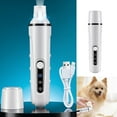 2024 Upgraded Pet Nail Grinder With LED Light Dog Nail Corner Wall Trim