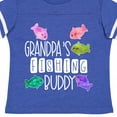 thumbnail image 4 of Inktastic Grandpa's Fishing Buddy with Colorful Fish Boys or Girls Toddler T-Shirt, 4 of 5