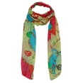 thumbnail image 1 of Cráneos y correas para mujer Bufanda de moda - Verde / Rosa / Azul Fashion Scarf Bufandas, 1 of 1
