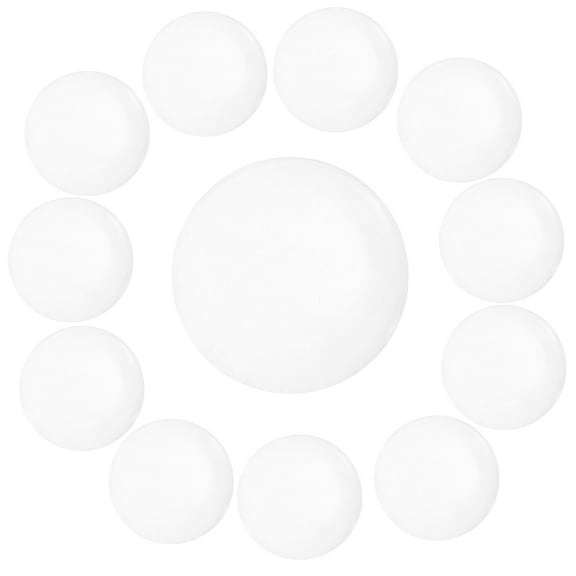 AURARMLET 12pcs Transparent Silicone Door Knob Wall Protectors Round Bumpers for Home, Office, and General Use with Sleek Design