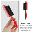 thumbnail image 5 of Toyvian 1Pack Professional Barber Combs Red ABS Nylon Haircut Brush for Hairdressing, 5 of 6