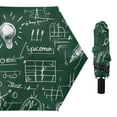 thumbnail image 4 of ALAZA Science Note Green UPF 50+ Compact Folding Umbrella for Rain Travel Umbrella Packable, 4 of 8