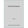Criminal Procedure [Hardcover - Used]