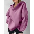 thumbnail image 5 of Luniro Hoodies for Women Oversized Pullover Sweatshirts Fall Winter Trendy Fashion Clothes, 5 of 8